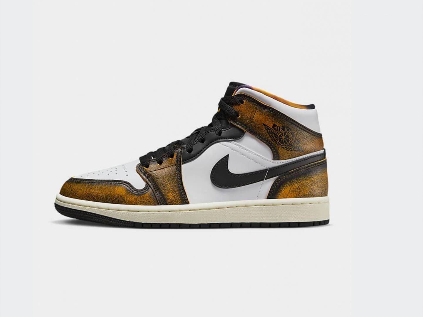 Air Jordan 1 Mid SE Orange Wear Away DQ8417 071